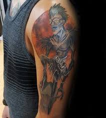 50 Death Note Tattoo Designs For Men Japanese Manga Ink Ideas