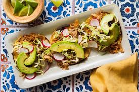 Savoy cabbage slaw for fish tacos. Pork Carnitas Tacos With Cabbage Slaw And Avocado Sunbasket