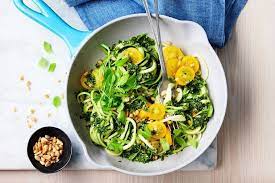 Colin Fassnidge S Zucchini Pasta With Garden Green Sauce Recipe Green Sauce Recipe Zucchini Pasta Delicious Magazine Recipes