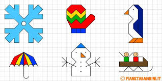 Cornicette Sull Inverno A Quadretti Da Disegnare E Colorare Disegni Da Colorare Disegni Disegno Per Bambini