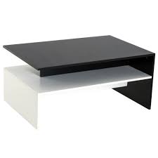Adi coffee table, white marble/brass $995.00. Buy Homcom 2 Tier Modern Rectangular Living Room Coffee Table Black White Online In Taiwan 776555768