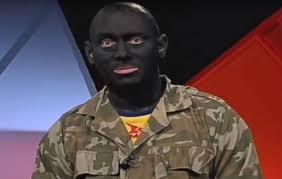 Using black face paint, create whiskers outside the mouth, and repeat with white face paint. Painting Out Blackface Latino Usa
