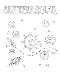 Sistema Solar Para Colorear