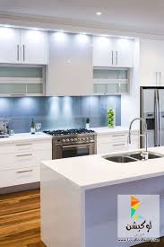 اجمل ديكورات مطابخ باللون الابيض 2015 لوكيشن ديزاين تصميمات ديكورات أفكار جديدة White Modern Kitchen Small Modern Kitchens Kitchen Colour Combination