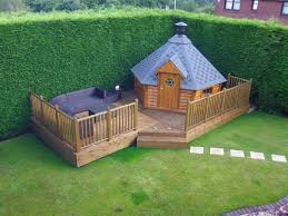 Norwegian Bbq Hut Bbq Hut Garden Huts Hot Tub Garden