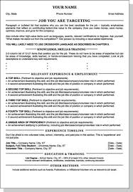 Functional resume format key points. Tips For Creating A Chrono Functional Resume Dummies