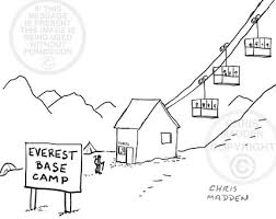 Adventure Holiday Cartoon A Cable Car To The Summit Of Mount Everest When he climbed mount everest, schmied was closely accompanied by jürg marmet.
