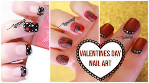 Whether you're going out for a romantic dinner we've found 35 adorable nail design ideas for you to try before february 14. Diy Cute Easy Nail Art For Beginners 22 Valentines Day Nail Designs Youtube