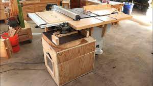 Constructed from birch, jig hardware, and plastic hose. Dedicated Table Saw Dust Collector Youtube