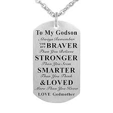 Shop custom baby bib gifts for a new baby in the family. Godson Gift Jewelry Keychain Pendant Necklace From Godmother Birthday Christening Baptism Gift Gift For Godson From Godmother Buy Online In Japan At Desertcart Jp Productid 85892477