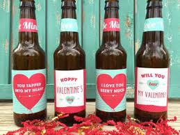Valentines Beer Labels Valentines Gift For Him By Paprikapaperie Valentines Beer Labels Valentines Beer Beer Valentines Gift