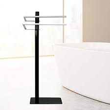 Shop for outdoor beach towel hooks online at target. Foyuee Free Standing Towel Rack For Bathroom Outdoor Pool Hand Beach Bath Shower Towels Stand Holder Metal Black Pricepulse