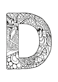 Customize your coloring page by changing the font and text. Alphabet To Print D Alphabet Kids Coloring Pages