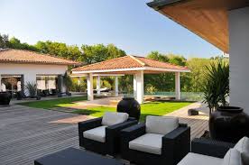 Villa Hermitage Backyard Villa Patio