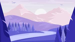 Minimal Landscape In 2020 Aesthetic Desktop Wallpaper Minimalist Landscape Destop Wallpaper