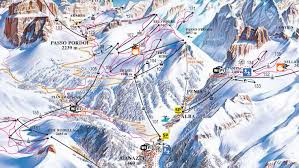 Below we display the facility for you to find val di fassa on the map. Val Di Fassa Ski Map