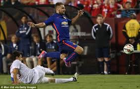 Check spelling or type a new query. Luke Shaw Comes Off The Bench For Louis Van Gaal S As Manchester United Face Inter Milan After Dutchman Had Opted For Ashley Young At Wing Back In His Place Daily Mail
