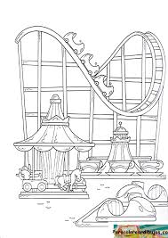 Imprime antes de colorear y pinta a mano. Parques Para Colorear Imagui Parque Dibujo Parque De Atracciones Parque De Diversiones