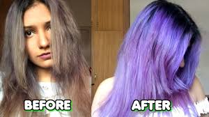 How many 4oz containers of manic panic hair color should i buy? Grey Faded Hair To Violet Hair Youtube