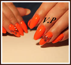 | fall nail art ideas. Interesting And Fashionable Ideas Of Orange Nail Art 2020 Confetissimo Women S Blog