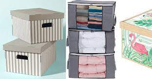 Compactor set di 2 scatole in cartone ondulato, con maniglie, impilabili, taupe, 40 x 31 x h.21 cm, ran4583 Scatole Per Armadi Come Sceglierle E Come Sfruttarle Al Meglio Casa Dimmicosacerchi Pulizie Ordine E Consigli