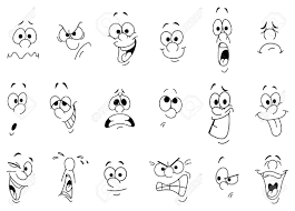 9633645 Cartoon Facial Expressions Set Stock Vector Eyes Jpg 1300 932 Cartoon Gezichten Tekenen Cartoon Tekeningen