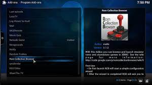 Guide How To Install Kodi Rom Collection Browser Addon Kodi Rom Browser