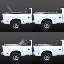 Dna Motoring For 2004 To 2015 Nissan Titan 6 7 Short Bed Fleetside Hard Solid Tri Fold Tonneau Cover