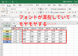 Excel 資料の見栄えが悪いのはフォントがバラバラなせい エクセルでブック全体のフォントを一括で変更するテク いまさら聞けないexcelの使い方講座 窓の杜