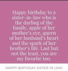 Happy Birthday Caption For Sister In Law Pin By Kajal Harish On Wishes Sister In Law Quotes Law Quotes Birthday Wishes For Sister