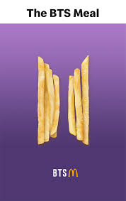Dalam kolaborasinya ini, macdonalds akan menambahkan 'the bts meal' dalam menu. The Bts Meal Mcdonald S