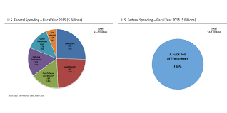 is there any potential in federal spending pie charts