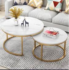 High quality safety harmony matches your living room and bedroom.description:product name: China Coffee Table Light Luxury Modern Small Size Mini Living Room Household Round Simple Table Combination Small Apartment Sofa Side Table China Coffee Table Tea Table