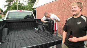 The original plan was to just repaint them the same color and forget it ever happen but i was thinking and thought about putting on the do it yourself rhino lining (hurculiner). Linex Bed Liner Diy Bedliner