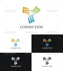 Connection Logo Templates Internet Logo Logo Design Template
