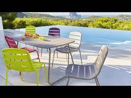 collection mobilier de jardin 2016 hyba chez carrefour la ligne acier 151 table de jardin pliante mobilier jardin table de jardin