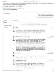 Tina Jones Respiratory Transcript Shadow Health In 2020 Anderson University Respiratory Electronic Health Records