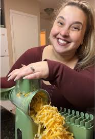 This particular rotary cheese grater is the absolute best kitchen gadget I  found