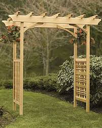 Cedar Pergola Heritage Cedar Arbor Gardener S Supply Diy Pergola Garden Arch Pergola