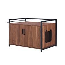 Your cat's litter box cabinet can double as a bench in your bathroom. Top 10 Double Litter Box Furniture Of 2021 Huntingcolumn