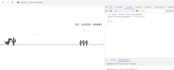 Great, you have some entertainment while waiting for your internet to come back up. Hacking The Dino Game From Google Chrome By Harshil Patel Level Up Coding