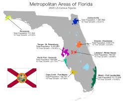 Floridian Metropolitan Areas : rMapPorn