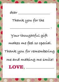 Let this free tool write your thank you note for you! 8 Christmas Thank You Notes Ideas Christmas Thank You Christmas School Preschool Christmas