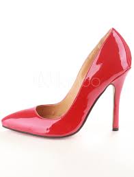 Scarpe con tacco baldowski scarpe con tacco rosso. Scarpe Rosse A Punta Con Tacchi Alti Da 12cm Milanoo Com