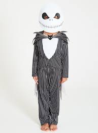 Promotions Disney Jack Skellington Black Costume Mask 3 12 Years Tu Clothing