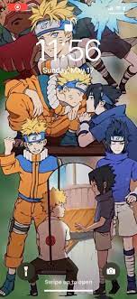 A collection of the top 53 naruto dual screen wallpapers and backgrounds available for download for free. This Is My New Lock Screen Wallpaper Of Naruto And Sasuke Throughout The Years Naruto