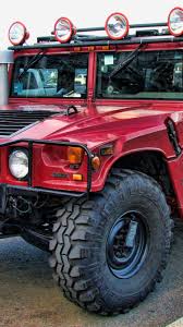 Hummer H1 Alpha Red Car 750x1334 Iphone 8 7 6 6s Wallpaper Background Picture Image