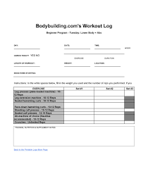 One to take less processed foods which come in a pack, box or carton. 30 Useful Workout Log Templates Free Spreadsheets