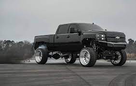 Hd Wallpaper Black Chevrolet Crew Cab Pickup Truck Car Wheels Tyres Track Wallpaper Flare