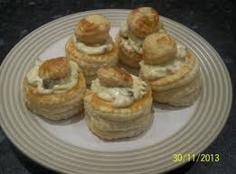 Chicken Mushroom Vol Au Vents Recipe In 2020 Vol Au Vent Stuffed Mushrooms Mushroom Chicken